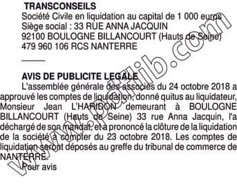 Contenu publication