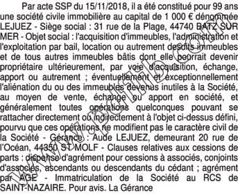Contenu publication