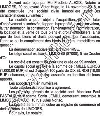 Contenu publication