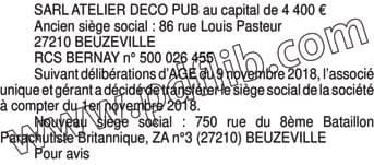 Contenu publication