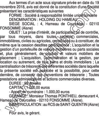 Contenu publication