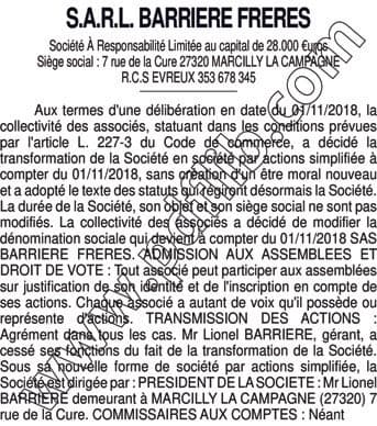 Contenu publication