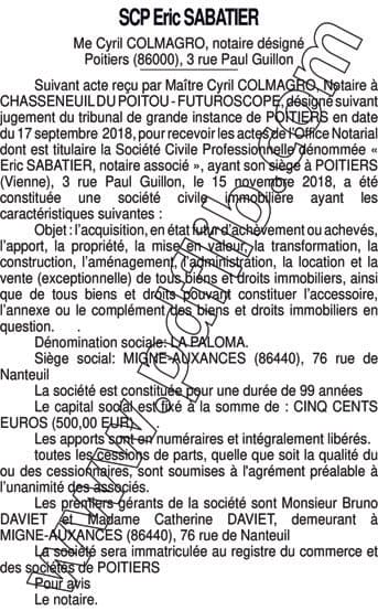 Contenu publication