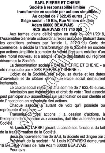 Contenu publication