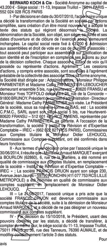 Contenu publication