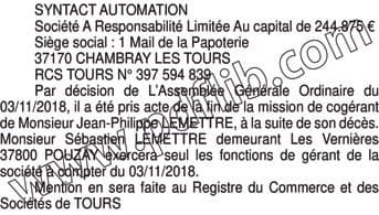 Contenu publication