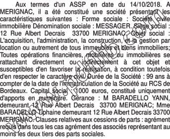 Contenu publication