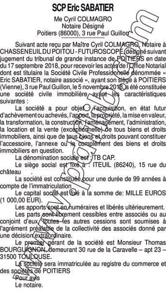 Contenu publication