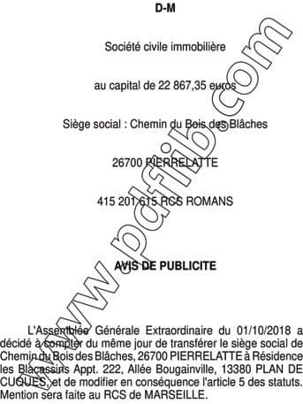 Contenu publication