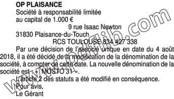 Contenu publication