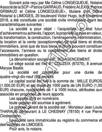 Contenu publication