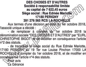 Contenu publication