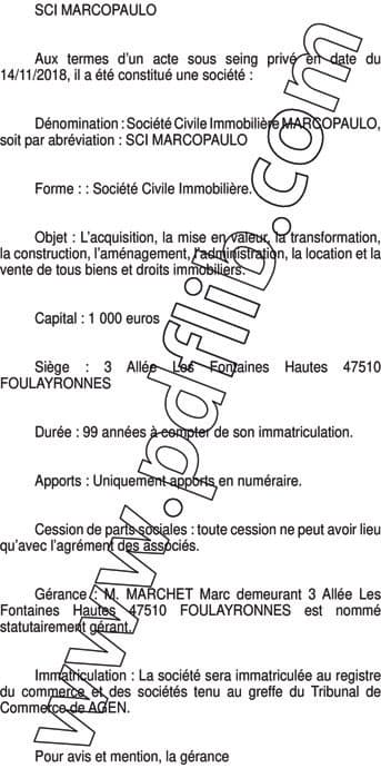 Contenu publication