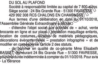 Contenu publication