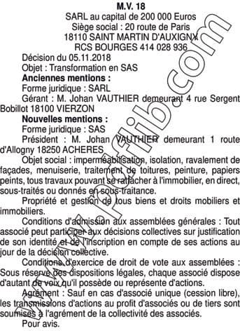 Contenu publication