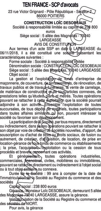 Contenu publication