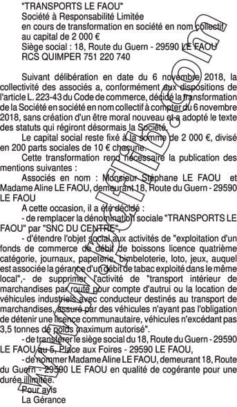 Contenu publication