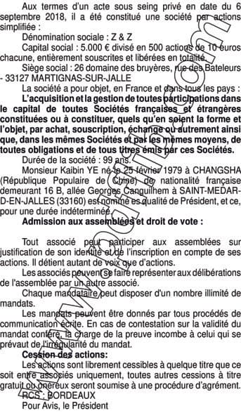 Contenu publication