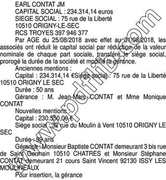 Contenu publication