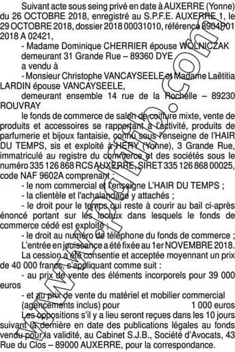 Contenu publication