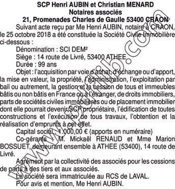Contenu publication