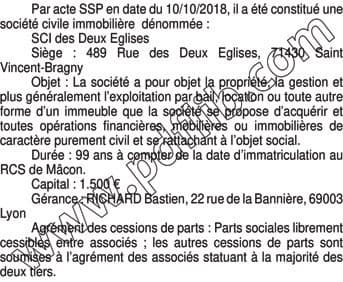 Contenu publication