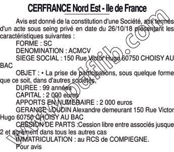 Contenu publication