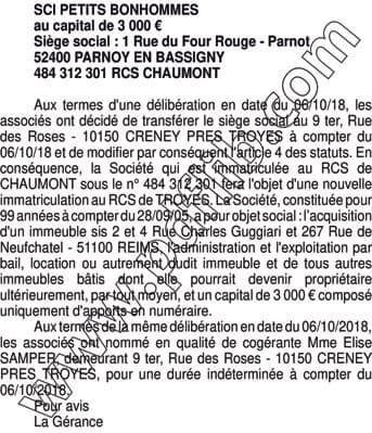 Contenu publication