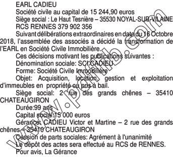 Contenu publication