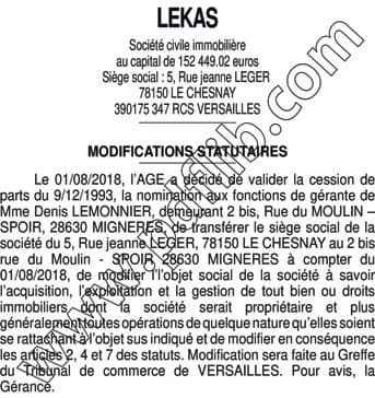 Contenu publication