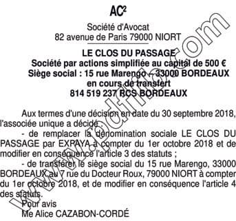 Contenu publication