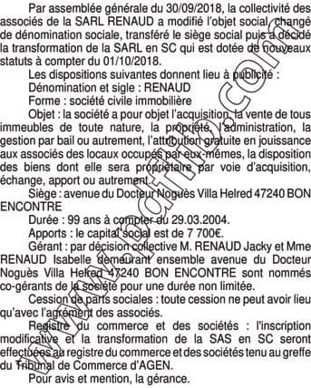 Contenu publication