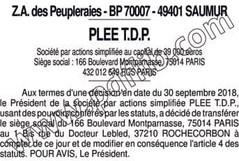 Contenu publication