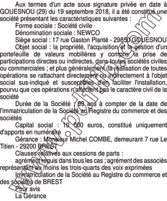 Contenu publication