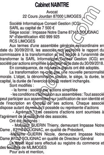 Contenu publication