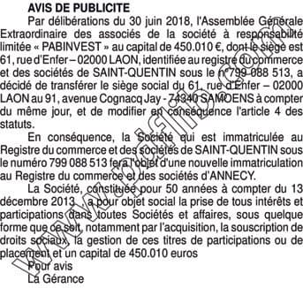 Contenu publication
