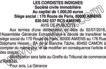 Contenu publication
