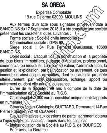 Contenu publication