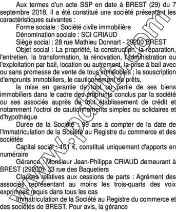 Contenu publication