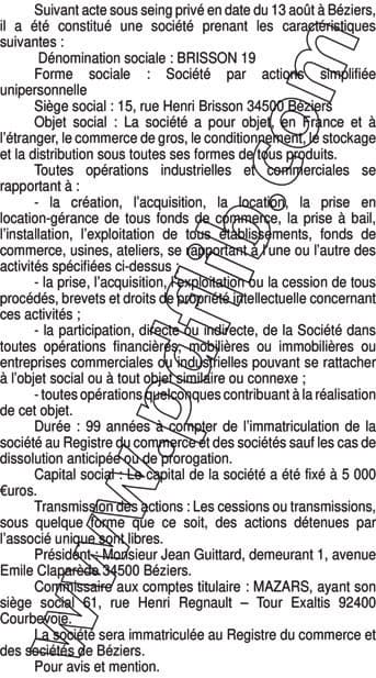 Contenu publication