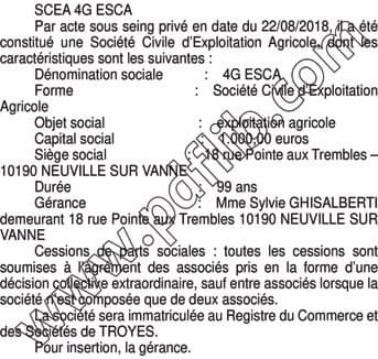 Contenu publication