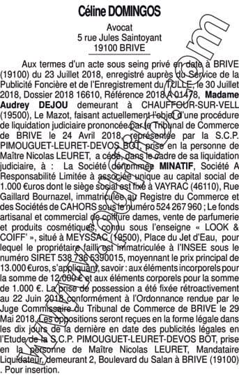 Contenu publication