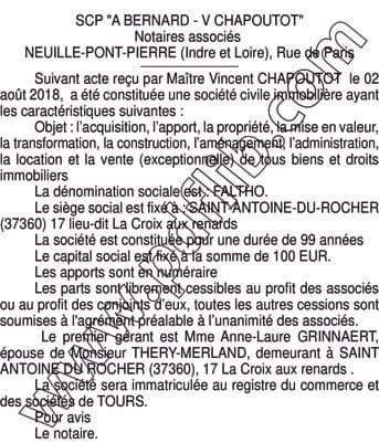 Contenu publication