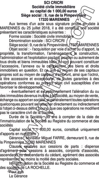 Contenu publication
