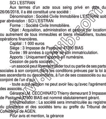 Contenu publication