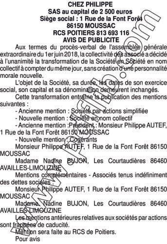 Contenu publication