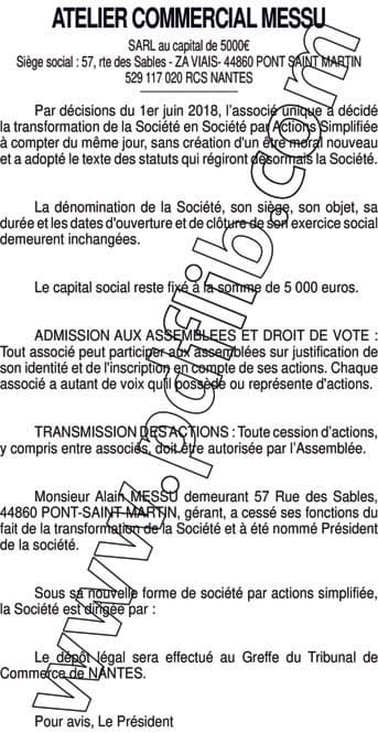 Contenu publication