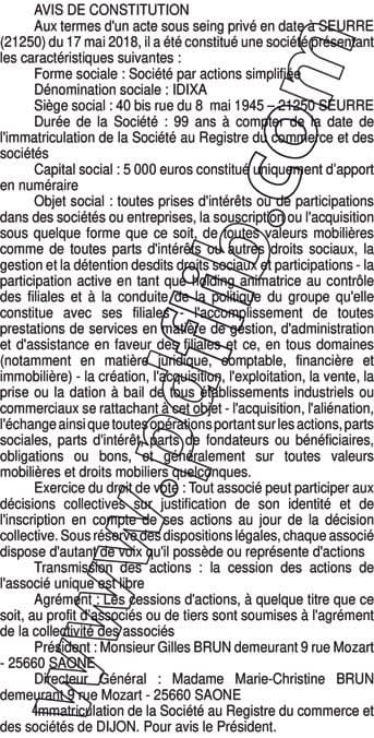 Contenu publication