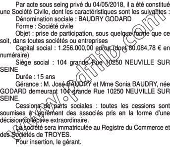 Contenu publication