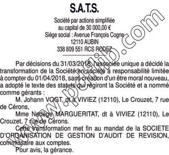 Contenu publication